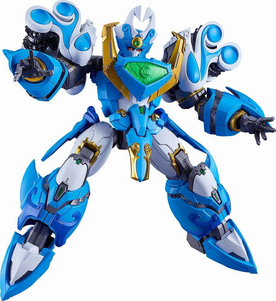 Mado King Granzort Moderoid Plastic Model Kit Kings Style Aquabeat Gold Edition 18 cm