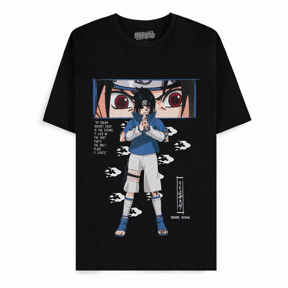 Naruto T-Shirt Sasuke Men's Size S